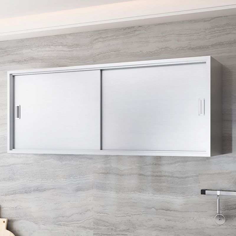 Contemporary Display Stand Stainless Steel Hutch Cabinet for Dining Room Clearhalo 'Display & China Cabinets' 'display_china_cabinets' 'furn' 'furn_display_china_cabinets' 'Furniture' 'Kitchen & Dining Furniture' 1200x1200_eb4edd18-1761-44e3-a50b-96cd41ba6459