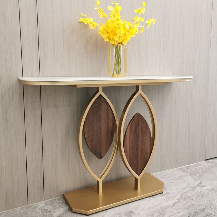 Tavolo di accento della console contemporanea tavolo da console di finitura antica in pietra