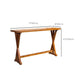 Modern Style Bistro Bar Table Rectangle Solid Wood Bar Table