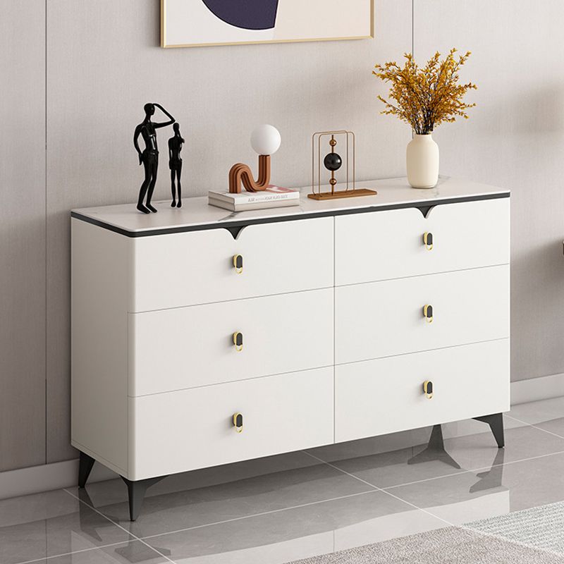 Stone Glam Aufbewahrungstruhe Schlafzimmer 16" breite Kommode mit Schubladen
