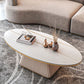 Glam Metal and Slate Cocktail Table Pedestal Coffee Table for Living Room Clearhalo 'Coffee & Accent Tables' 'Coffee Tables' 'coffee_tables' 'furn' 'furn_coffee_tables' 'Furniture' 'Living Room Furniture' 1200x1200_eb5b3a2a-e34a-48ab-b7f2-cee049bb2df9