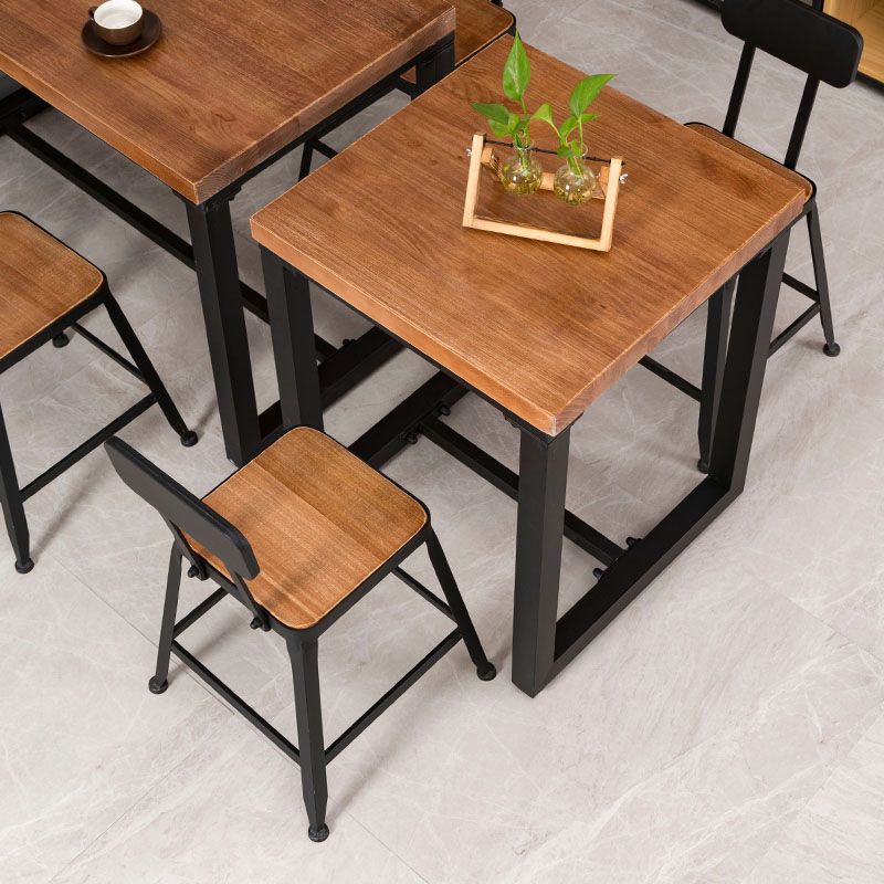 Trestle Base Home Furniture Industrial Style Dining Room Collection for Dining Room Clearhalo ' dining_table' 'Dining Tables & Seating' 'Dining Tables' 'furn' 'furn_dining_table' 'Furniture' 'furniture_dining_table' 'Kitchen & Dining Furniture' 'kitchen&dining_furn' 'kitchen' 'kitchen_dining_table' 1200x1200_eb5b65cc-30b7-4aec-a18f-4bf39217d059