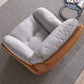 Recliner a Wingback contemporanea Base girevole in metallo interno reclinabile