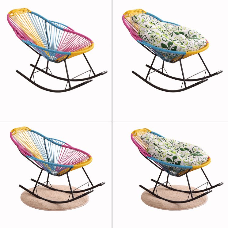 Chaise à bascule à la maison de style simple, chaise paresseuse de base de base