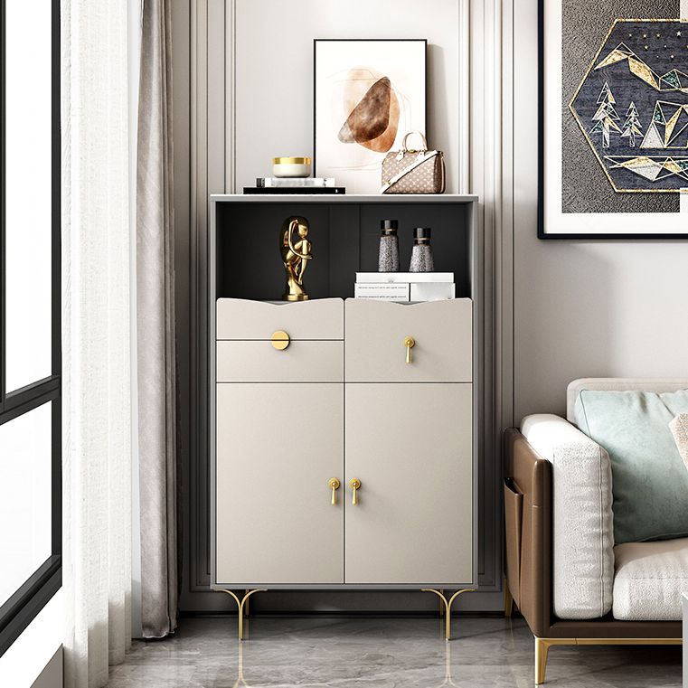 Server a buffet in pietra in stile moderno 51,9 "H buffet server per sala da pranzo