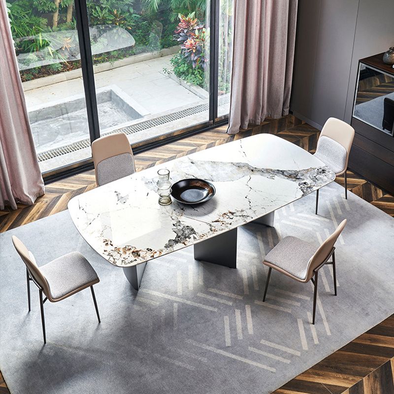 Contemporary Kitchen Dining Side Chair Upholstered Dining Chair with Metal Legs Clearhalo 'Dining Chairs' 'Dining Tables & Seating' 'dining_chair' 'furn' 'furn_dining_chair' 'Furniture' 'Kitchen & Dining Furniture' 1200x1200_eb64fb4d-97bc-45bd-9acd-26274f943eb9