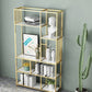 Gold and Black Etagere Bookshelf Scandinavian Iron Bookshelf for Home Office Clearhalo 'Bookcases' 'furn' 'furn_bookcases' 'Furniture' 'furniture_bookcases' 'Office Furniture' 1200x1200_eb666f4b-543c-4fe0-a8d5-8943dd6803bb