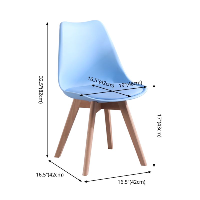 Scandinavian Style Wood Side Chair Set Dining Room Side Chair with Natural Leg Clearhalo ' kitchen&dining_furn' 'Dining Chairs' 'Dining Tables & Seating' 'dining_chair' 'Furniture' 'furniture_dining_chair' 'Kitchen & Dining Furniture' 'kitchen' 1200x1200_eb678eeb-593d-4873-82a2-224e083342a2