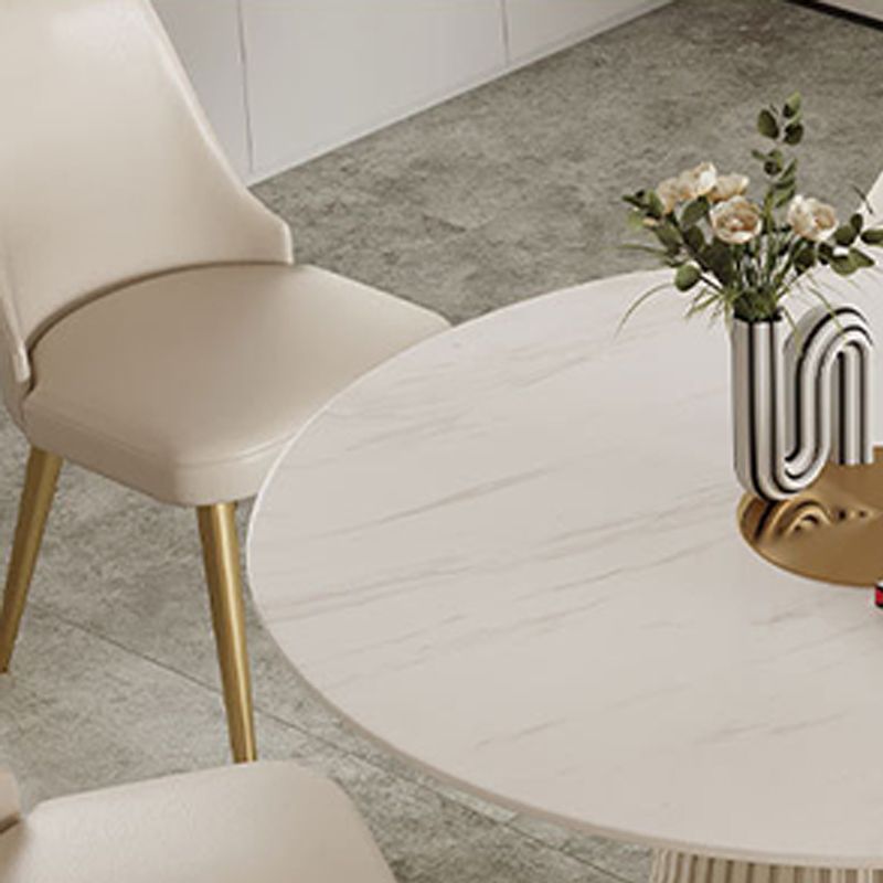 Mesa de pedestal moderna base de comedor de acero para la cocina casera