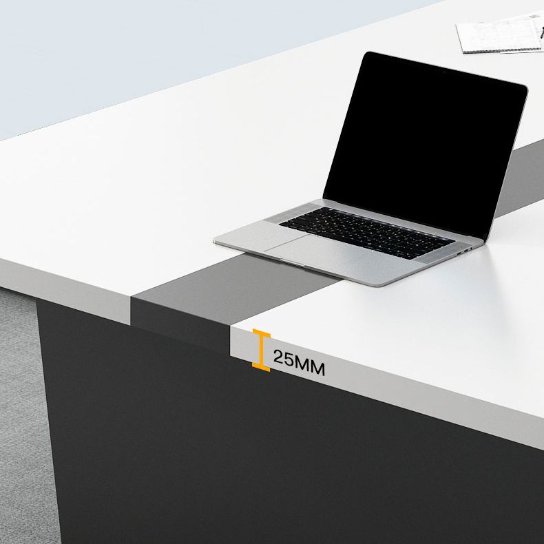 Industrial Style Rectangle Writing Desk Cable Management Office Desk for Office Clearhalo 'furn' 'furn_office_desk' 'Furniture' 'Office Desks' 'Office Furniture' 'office_desk' 1200x1200_eb67befb-f225-4383-af1d-a097ce50ba6d