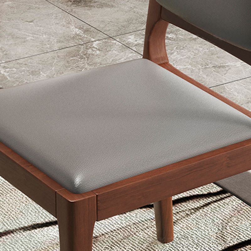 Modern Dining Chair 19'' Wide Open Side Chair with 4 Wood Legs for Home Use Clearhalo ' kitchen&dining_furn' 'Dining Chairs' 'Dining Tables & Seating' 'dining_chair' 'furn' 'furn_dining_chair' 'Furniture' 'furniture_dining_chair' 'Kitchen & Dining Furniture' 'kitchen' 1200x1200_eb6bd095-bef0-445f-9ee5-bba4172a444d