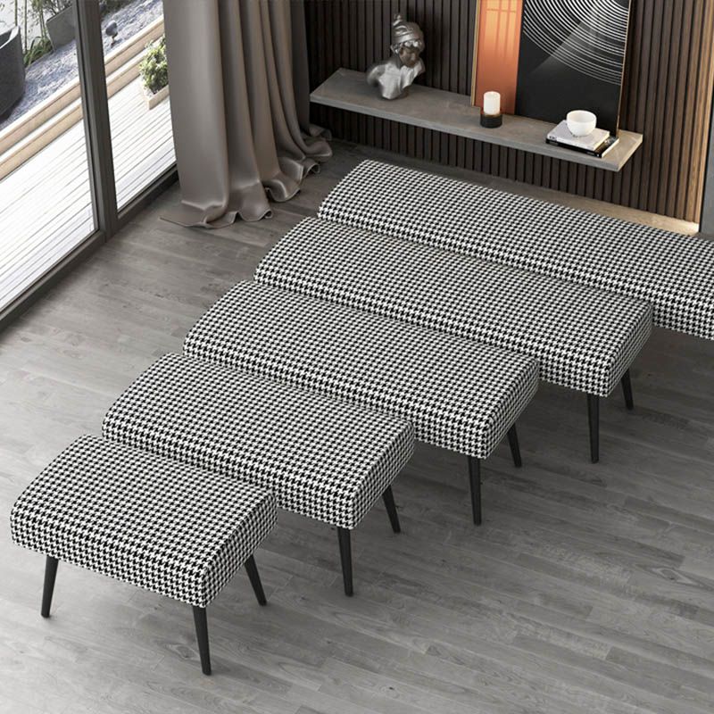 Glam Rectangle Seating Bench Cushioned Entryway and Bedroom Bench Clearhalo 'Benches' 'Chairs & Seating' 'furn' 'furn_benches' 'Furniture' 'Living Room Furniture' 1200x1200_eb705c8b-af48-449d-9209-e2f0a0c3daf8