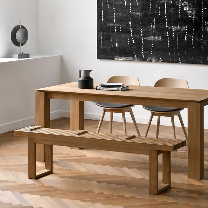 Modern Pine Wood Table for Restaurant Rectangle Dining Table with 4 Legs in Brown Clearhalo ' dining_table' 'Dining Tables & Seating' 'Dining Tables' 'furn' 'furn_dining_table' 'Furniture' 'furniture_dining_table' 'Kitchen & Dining Furniture' 'kitchen&dining_furn' 'kitchen' 'kitchen_dining_table' 1200x1200_eb71f859-8003-40f6-b97b-d9ebcc9cdc99