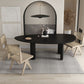 Oval Tripod Base Dining Table Solid Wood Modern Kitchen Dinner Dining Room Table Clearhalo 'Dining Tables & Seating' 'Dining Tables' 'dining_table' 'furn' 'furn_dining_table' 'Furniture' 'furniture_dining_table' 'Kitchen & Dining Furniture' 'kitchen' 'kitchen_dining_table' 1200x1200_eb7254cf-ab21-49ed-aec9-78230cdccdb9
