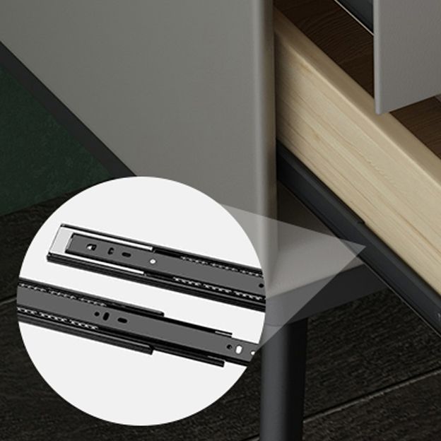 Wooden and Leather Bedside Cabinet Modern Minimalist Bedside Table with Drawers Clearhalo 'Bedroom Furniture' 'furn' 'furn_night_stand' 'Furniture' 'night_stand' 'Nightstands' 1200x1200_eb751871-e1d7-42a2-a337-ec0285aaa7b3