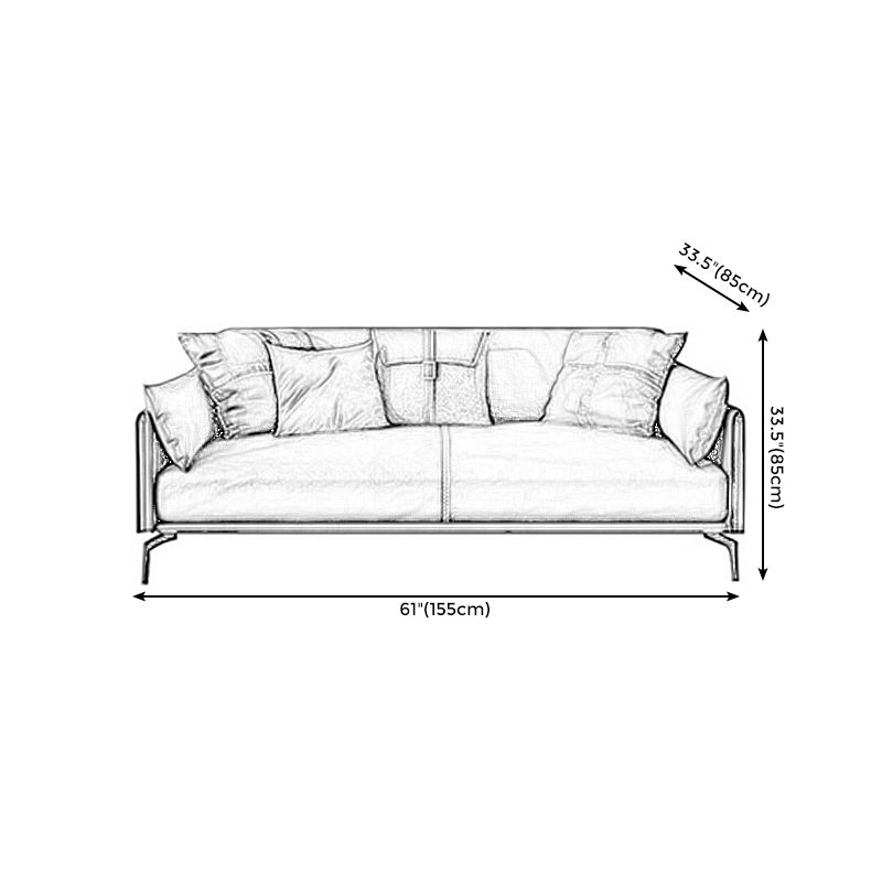 Living Room Contemporary Pillow Top Arm Standard Pillows Sofa Chaise Clearhalo 'furn' 'furn_sofas' 'Furniture' 'furniture_sofas' 'kitchen' 'kitchen_sofas' 'Living Room Furniture' 'Sofa' 'sofas' 1200x1200_eb76161e-4f8f-4a16-8e39-0ad66f6cdb32