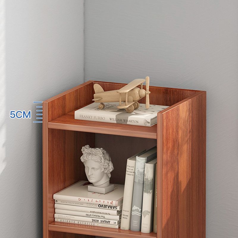 Contemporary Closed Back Shelf Bookcase Engineered Wood Bookshelf for Living Room Clearhalo 'Bookcases' 'furn' 'furn_bookcases' 'Furniture' 'Office Furniture' 1200x1200_eb776c4a-a5f3-4ece-aee8-67e235a2908b