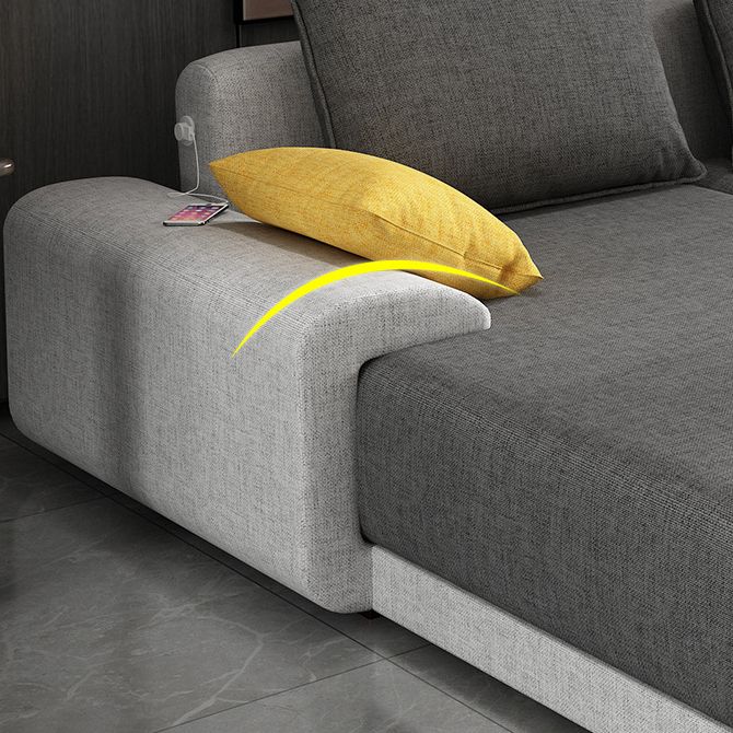 Contemporary Style Seating Pillows Recessed Arm Living Room Stationary Sofa Clearhalo 'furn' 'furn_sectionals' 'Furniture' 'Living Room Furniture' 'Sectionals' 1200x1200_eb78dd91-9e0f-4f4f-bc17-7bb540d4f248