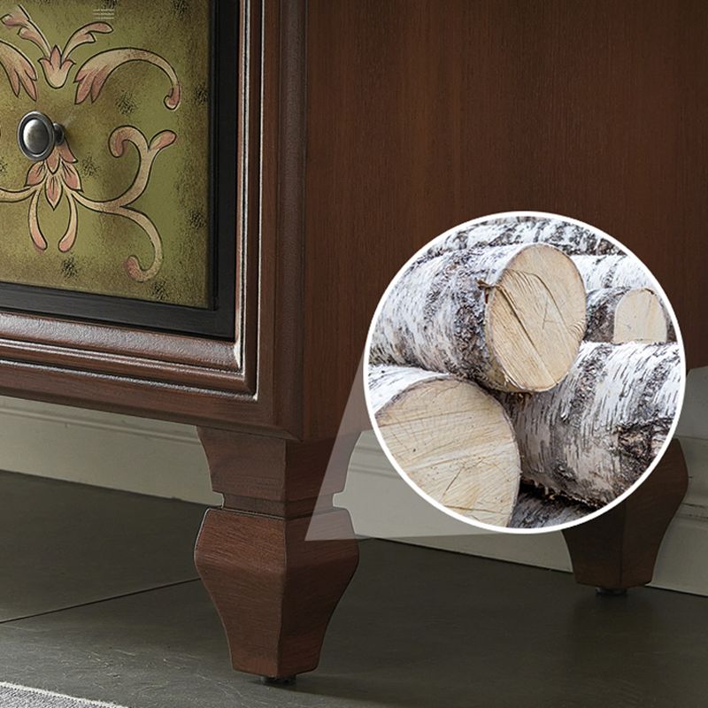 Mid-Century Modern Knobs Chest with Turned Legs Accent Chest Clearhalo 'Cabinets & Chests' 'cabinets_chests' 'furn' 'furn_cabinets_chests' 'Furniture' 'Living Room Furniture' 1200x1200_eb7c7e4d-3f9c-45cd-b67c-bf1f87781315