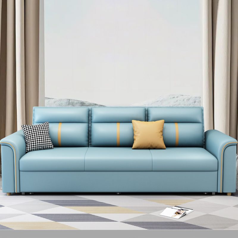 31 "幅のコンテンポラリーソファベッドクッションバックスリーパーソファストレージ付き