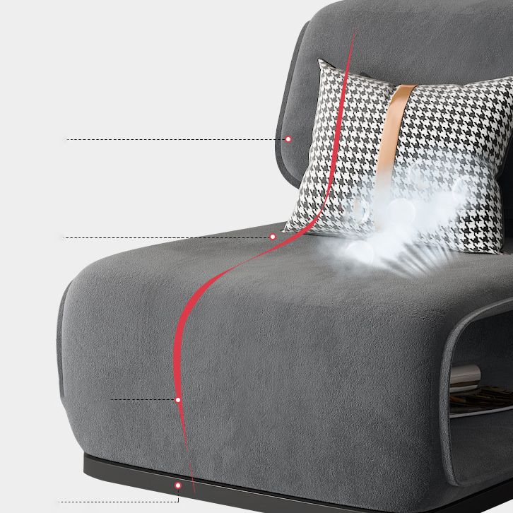 Armless Fixed Back Lounge Chair Modern Living Room Accent Chair Clearhalo 'Accent Chairs' 'accent_chairs' 'Chairs & Seating' 'furn' 'furn_accent_chairs' 'Furniture' 'Living Room Furniture' 1200x1200_eb826535-8904-4271-bf6f-289581ae7028