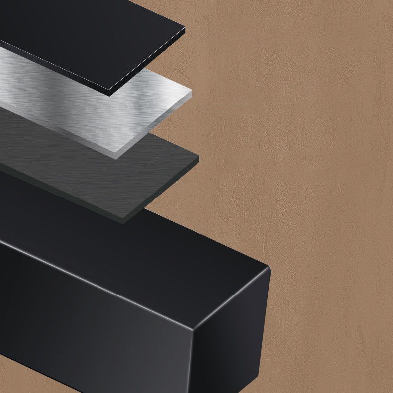 Moderne stijl boekenplank black metal frame boekenkast voor kantoor