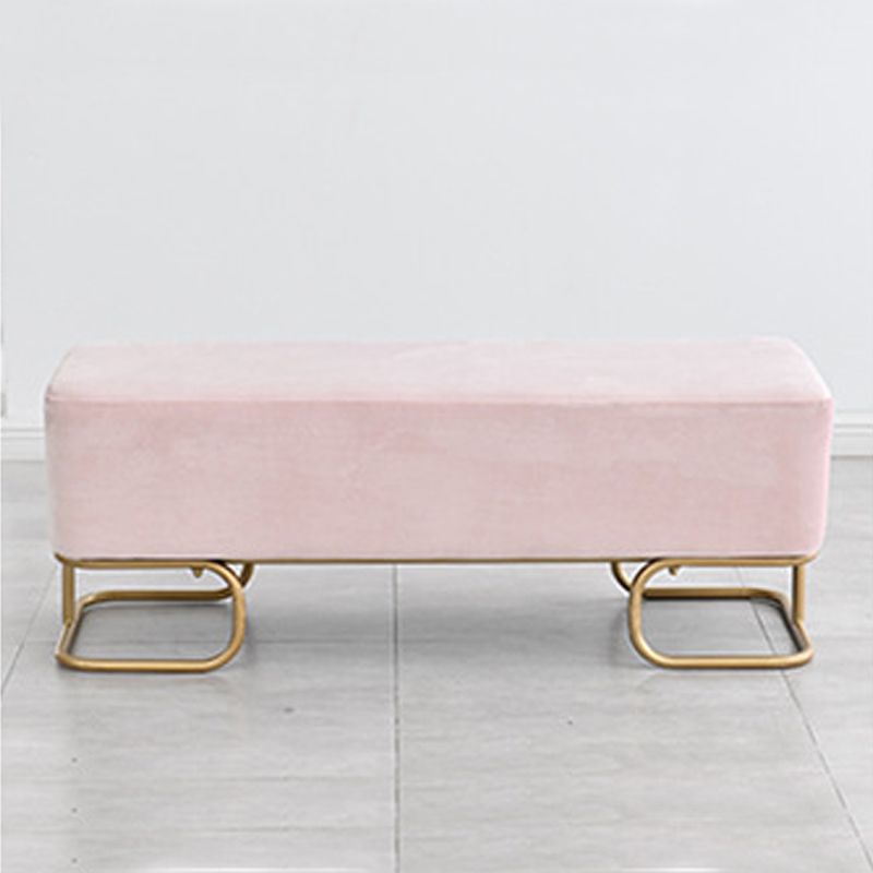 15.75" Wide Glam Solid Color Bench Cushioned Bench for Bedroom Clearhalo 'Benches' 'Chairs & Seating' 'furn' 'furn_benches' 'Furniture' 'Living Room Furniture' 1200x1200_eb82f776-c27b-4deb-9c37-5bfc0aa159dd