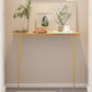 Rectangle Shape Contemporary Console Table Natural Console Sofa Table with 2 Legs