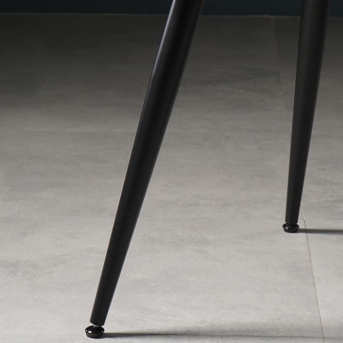 Industrial Style Dining Table Brown 4 Legs Dining Table with Black Frame Clearhalo ' dining_table' 'Dining Tables & Seating' 'Dining Tables' 'furn' 'furn_dining_table' 'Furniture' 'furniture_dining_table' 'Kitchen & Dining Furniture' 'kitchen&dining_furn' 'kitchen' 'kitchen_dining_table' 1200x1200_eb87b835-0178-4115-ac28-0948a0c26bbe