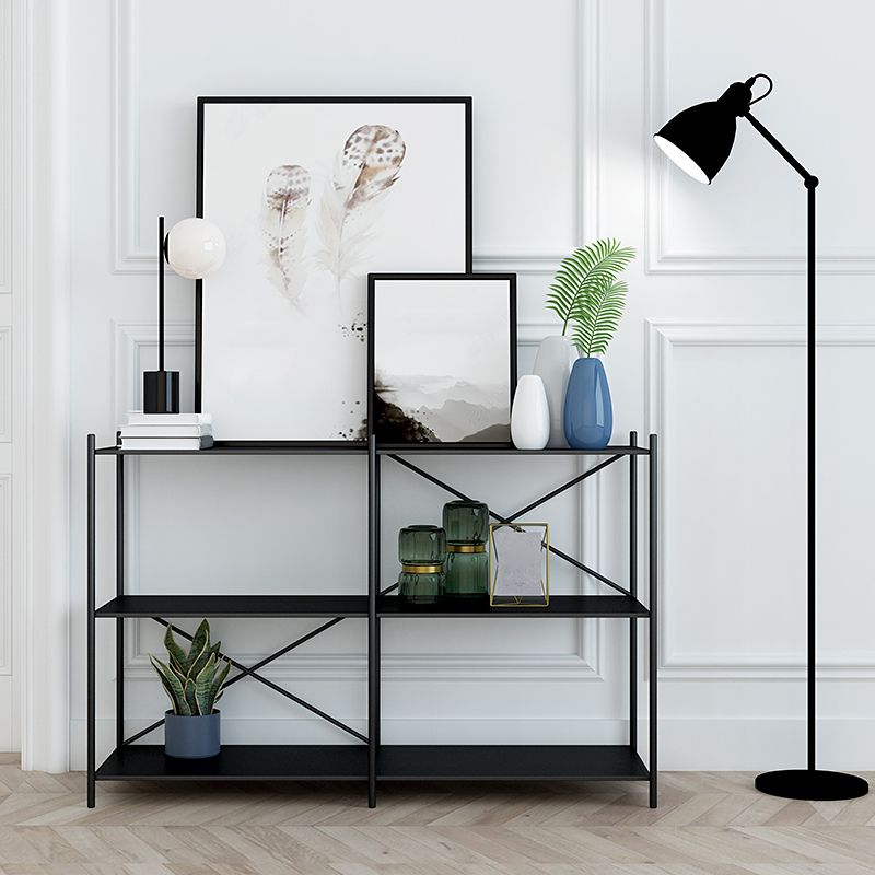 Contemporary Rectangle Accent Table Antique Finish Console Sofa Table Clearhalo 'Console Tables' 'console_tables' 'Entry & Mudroom Furniture' 'furn' 'furn_console_tables' 'Furniture' 1200x1200_eb890804-50b9-4a30-bde0-28a6475d6660