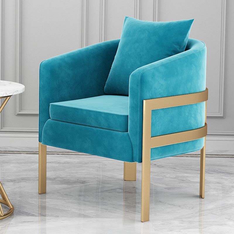 23,62 "Barrel Velvet Barrel Armes incluses pour chaise pour le salon