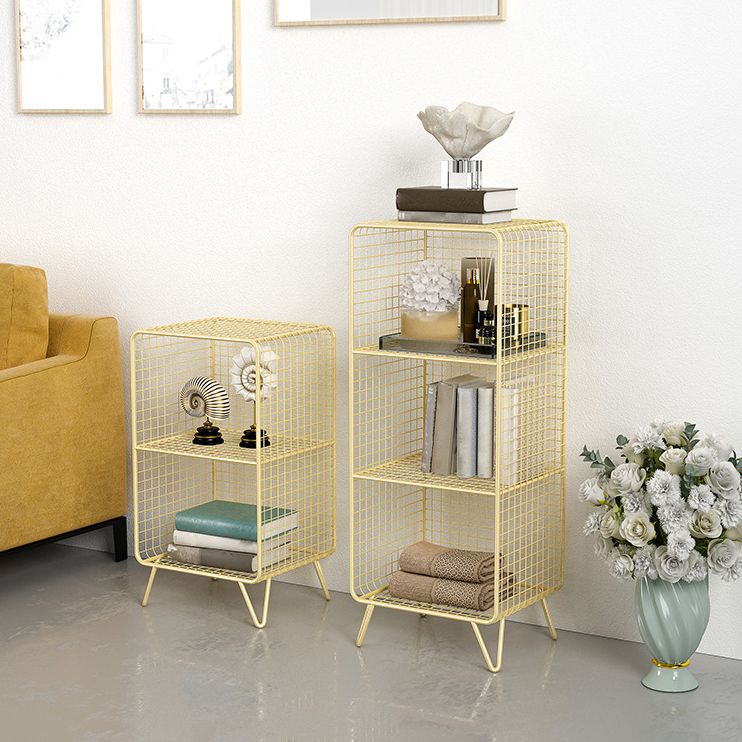 Modern Style Standard Bookcase Metal Closed Back Bookshelf for Home Clearhalo 'Bookcases' 'furn' 'furn_bookcases' 'Furniture' 'furniture_bookcases' 'Office Furniture' 1200x1200_eb8ae8f5-d680-425d-b732-6313b6af5b42
