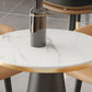 Glam Style 1/5 Pieces Dining Set Sintered Stone Dining Table Set for Home Use Clearhalo 'Dining Room Sets' 'Dining Tables & Seating' 'dining_room_set' 'furn' 'furn_dining_room_set' 'Furniture' 'furniture_dining_room_set' 'Kitchen & Dining Furniture' 'kitchen&dining_furn' 'kitchen' 1200x1200_eb8dc4f8-6587-4228-a9fd-2bb07aee746c
