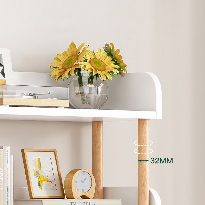 Scandinavische standaard boekenplank Open Back Engineered Wood Bookcast