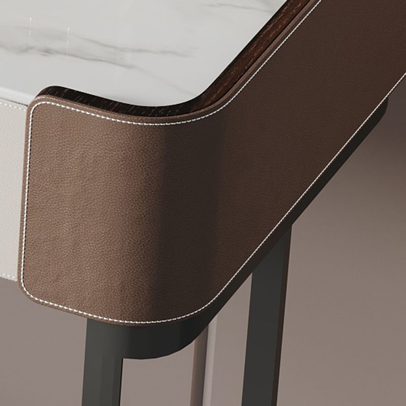 2-Drawer Vanity Makeup Table Stool Set Stone Top Dressing Table Clearhalo 'Bedroom Furniture' 'furn' 'furn_makeup_vanities' 'Furniture' 'Makeup Vanities' 'makeup_vanities' 1200x1200_eb930e6e-3109-4370-a63d-12749a94a5a9