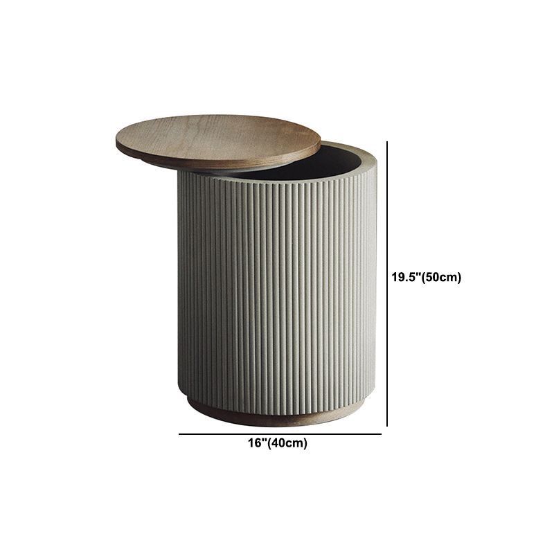 19.7" Tall North European Drum End Table Round Side End Table for Living Room Clearhalo 'Coffee & Accent Tables' 'End & Side Tables' 'end_side_tables' 'furn' 'furn_end_side_tables' 'Furniture' 'Living Room Furniture' 1200x1200_eb9317f2-9a10-41d2-901e-551f82245949