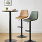Industrial Style Bar Chair Adjustable Height Leather Seat Metal Leg for Counter Bar Clearhalo 'Bar Furniture' 'Bar Stools' 'bar_stools' 'furn' 'furn_bar_stools' 'furniture_bar_stools' 'Kitchen & Dining Furniture' 'kitchen&dining_furn' 'kitchen' 'kitchen_furn' Furniture' 1200x1200_eb943b90-fe71-49fa-97c3-1cddc06aeead