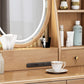 Traditions Dressing Table Cherry Bedroom Lighted Mirror Standing Make-up Vanity Clearhalo 'Bedroom Furniture' 'furn' 'furn_makeup_vanities' 'Furniture' 'Makeup Vanities' 'makeup_vanities' 1200x1200_eb95f0ea-05d1-43db-8f52-93eab44d3aed