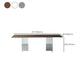 Rectangle Dining Table Acrylic Base Table for Kitchen Dining Room Clearhalo 'Dining Tables & Seating' 'Dining Tables' 'dining_table' 'furn' 'furn_dining_table' 'Furniture' 'Kitchen & Dining Furniture' 1200x1200_eb974a95-d96f-4aa9-b542-c502e480ef67
