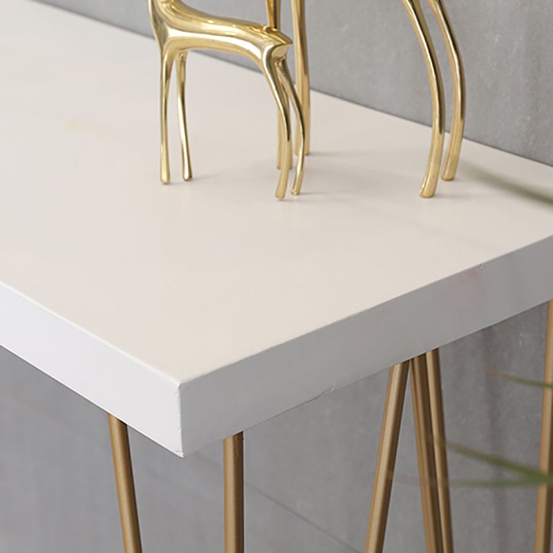 White Modern Style Bar Table in Wood and Iron Bar Table Indoor Bar Table Clearhalo 'Bar Furniture' 'Bar Tables' 'bar_tables' 'furn' 'furn_bar_tables' 'Furniture' 'furniture_bar_tables' 'Kitchen & Dining Furniture' 1200x1200_eb9757f6-ab4b-48c8-a6c7-9f6957ada625