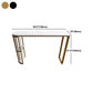 Glam Indoor Counter Height Set Stone and Metal 1/2/5 Pieces Storage Pub Dining Set Clearhalo 'Bar Furniture' 'furn' 'furn_home_bar_bar_sets' 'Furniture' 'Home Bars & Bar Sets' 'home_bar_bar_sets' 'Kitchen & Dining Furniture' 1200x1200_eb982e02-4401-4e90-9392-0395bc0ef346
