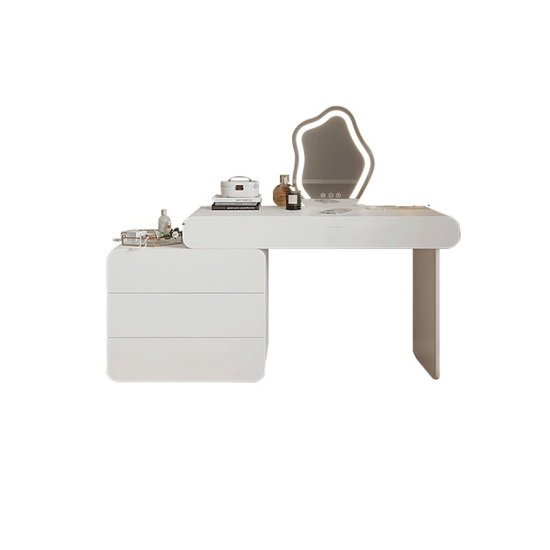 Set di sgabelli da toeletta da stoccaggio da stoccaggio da stoccaggio da scrivania per trucco in legno