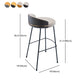 Modern Counter Bar Stool Armless Leather Bar Stool with Footrest Metal Base Clearhalo 'Bar Furniture' 'Bar Stools' 'bar_stools' 'furn' 'furn_bar_stools' 'furniture_bar_stools' 'Kitchen & Dining Furniture' 'kitchen&dining_furn' 'kitchen' 'kitchen_furn' Furniture' 1200x1200_eb9c870a-1ee4-4229-bce3-8b5fa176ffe7