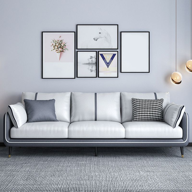 Stationary Stain Resistant 3 Seater Living Room Standard Sofa with Multiple Cushions Clearhalo 'furn' 'furn_sofas' 'Furniture' 'furniture_sofas' 'kitchen' 'kitchen_sofas' 'Living Room Furniture' 'Sofa' 'sofas' 1200x1200_eb9d0e78-0320-4143-ab7b-821ac5fc456a