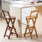 Contemporary Solid Wood Folding Bar Stool Indoor Barstools With Wood Seat and Low Back Clearhalo 'Bar Furniture' 'Bar Stools' 'bar_stools' 'furn' 'furn_bar_stools' 'furniture_bar_stools' 'Kitchen & Dining Furniture' 'kitchen&dining_furn' 'kitchen' 'kitchen_furn' Furniture' 1200x1200_eb9df1d4-9572-4390-afae-57c475ed0c95