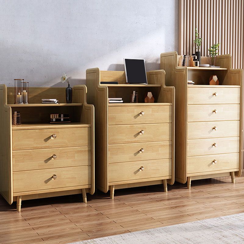 Glam Vertical Solid Wood Storage Chest Bedroom Chest with Drawers Clearhalo 'Bedroom Furniture' 'Dressers & Chests' 'dressers_chests' 'furn' 'furn_dressers_chests' 'Furniture' 1200x1200_eb9e6cca-a9b5-4341-970c-edeaa1184836