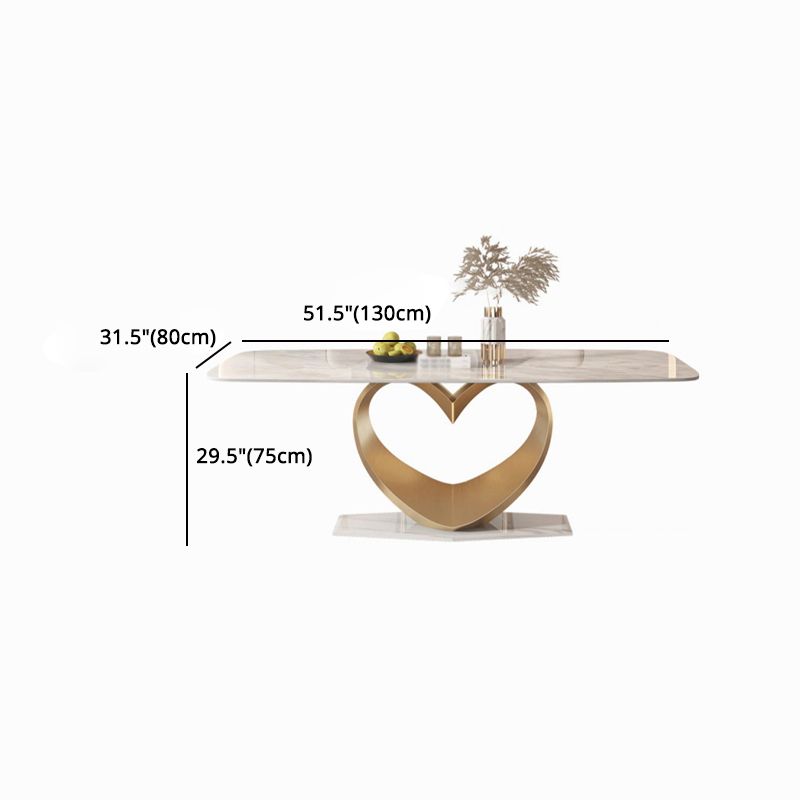 Luxury Sintered Stone Top Dining Set Rectangle 1/4/5/7/9 Pieces Dining Table with Chairs Clearhalo 'Dining Room Sets' 'Dining Tables & Seating' 'dining_room_set' 'furn' 'furn_dining_room_set' 'Furniture' 'furniture_dining_room_set' 'Kitchen & Dining Furniture' 1200x1200_eb9ffb83-4d1b-4fd4-8e9e-4702adad3a8d