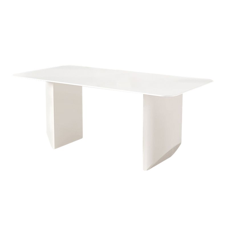 Modern 1/5/6/7 Pieces Furniture Sintered Stone Dining Set in White