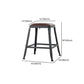Industrial Armless Backrest Counter Stool Iron Cafe Bar Stool with Leather Cushion Clearhalo 'Bar Furniture' 'Bar Stools' 'bar_stools' 'furn' 'furn_bar_stools' 'Furniture' 'furniture_bar_stools' 'Kitchen & Dining Furniture' 1200x1200_eba2f4c0-9691-432e-ab30-9e875e34fd69