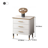 まっすぐな脚のある現代の木材アクセントチェスト15.74 "幅